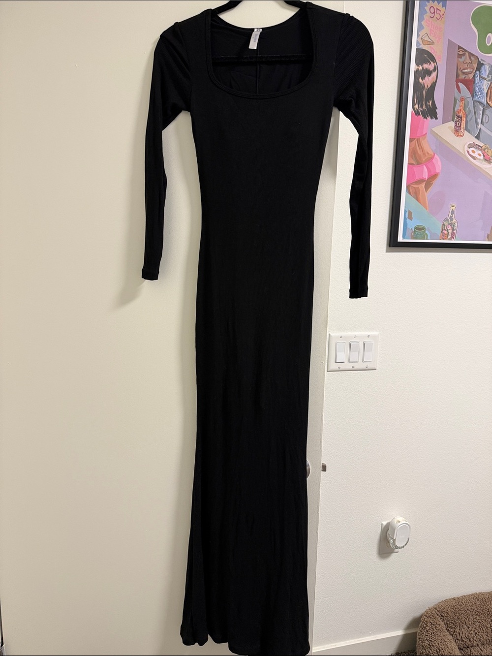Popilush Long Sleeve Maxi Shaper Dress